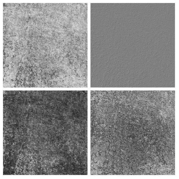 Set Texture Della Parete Ossidata Rossa — Foto Stock