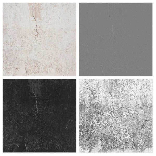 Grunge Wall Texture Set Empty Rouge Places Your Concept Product — Stock Photo, Image