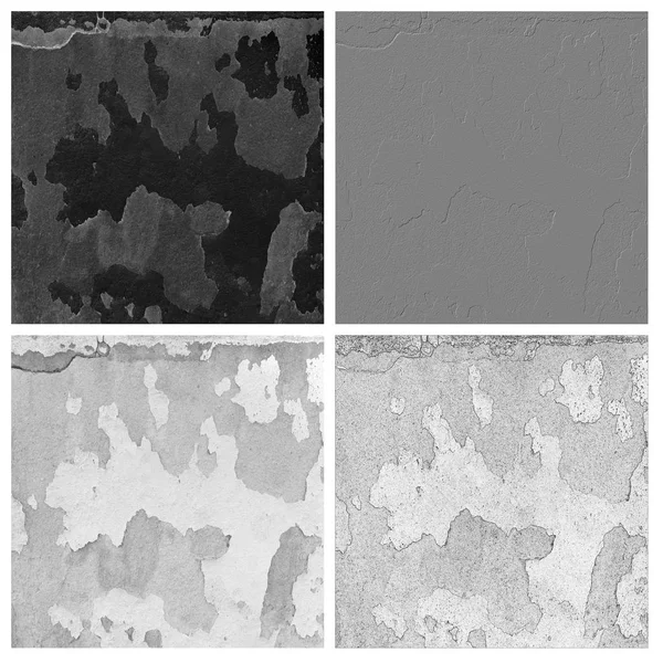 Grunge Wall Texture Set Empty Rouge Places Your Concept Product — Stock Photo, Image