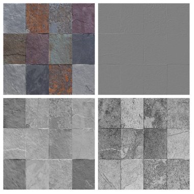 kavram ya da ürün boş rouge yerlere döşenmiş taş set