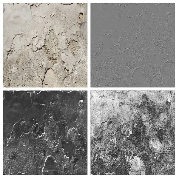 cement damaged wall set of empty rouge places to your concept or product