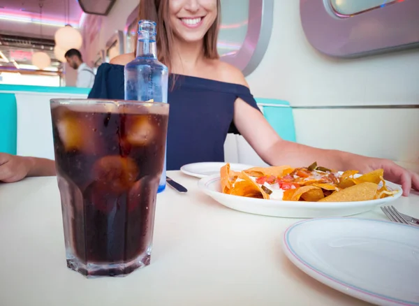 Cola Drink Close Restaurant — стоковое фото