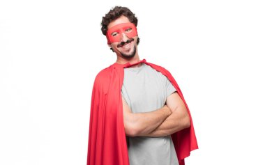 Genç süper kahraman sakallı 