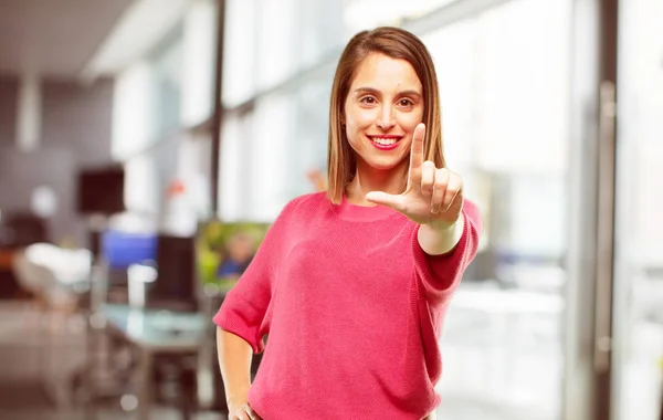 young woman full body. gesturing \