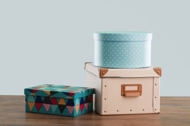 kutuları, hediye veya bir tablo ürünler.