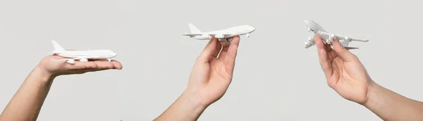 Airplane Toys Isolated Travel Concept — Stock Photo, Image