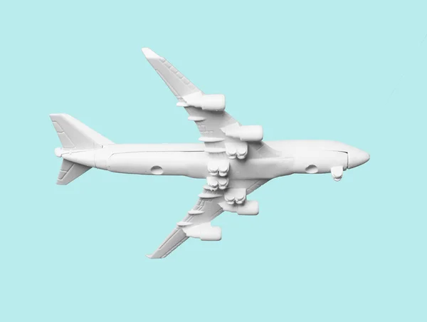 Airplane Toy Isolated Travel Concept — Stock Photo, Image