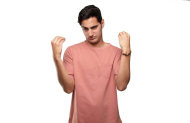 adam karıştırmaktan İtalyan işareti ile