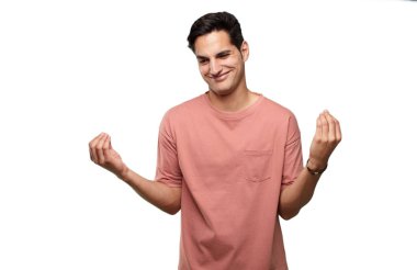 adam karıştırmaktan İtalyan işareti ile