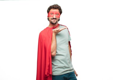 Genç deli süper kahraman adam