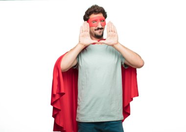 Genç deli süper kahraman adam