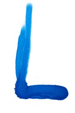 sprey boya grafiti sembolü - l harfi