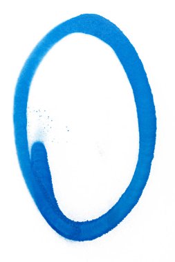 sprey boya grafiti sembolü - o harfi