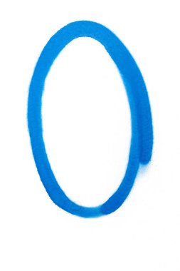 sprey boya grafiti sembolü - sıfır sayısı