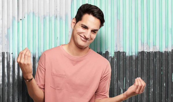 adam karıştırmaktan İtalyan işareti ile