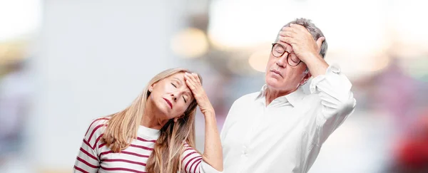 Marido Fresco Esposa Alto Nivel Con Una Mirada Triste Decepción —  Fotos de Stock