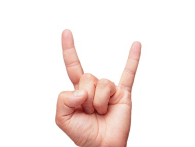 izole erkek el jest katılmıyorum