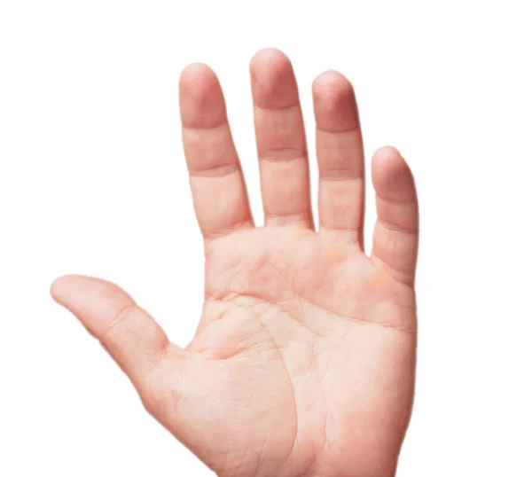 Isolerade Manlig Hand Gester — Stockfoto