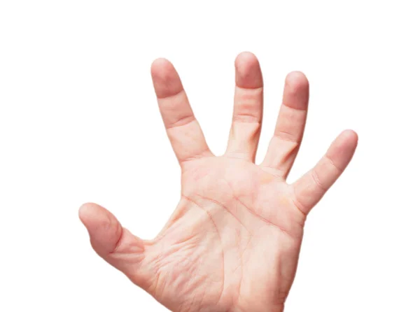 Isolated Male Hand Hold Gesture — Stock Photo, Image