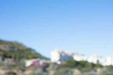 Odaklanmamış arka plan. İnşaat konsepti.