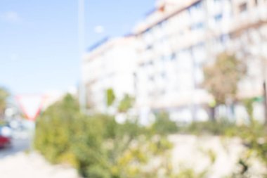 Odaklanmamış arka plan. İnşaat konsepti.