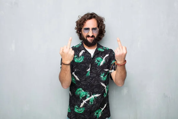 Young Tourist Man Posing — Stock Photo, Image