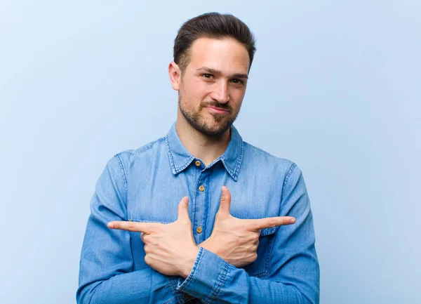 Junger Gutaussehender Mann Der Verwirrt Und Verwirrt Wirkt Unsicher Ist — Stockfoto