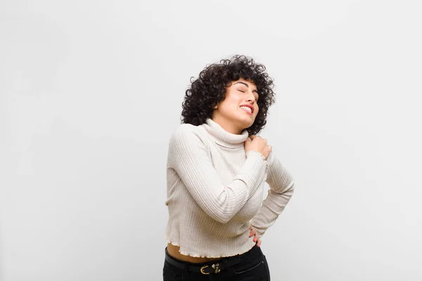 Giovane Donna Piuttosto Afro Sensazione Stanchezza Stress Ansia Frustrazione Depressione — Foto Stock