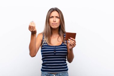 Genç ve güzel bir kadın sana borcunu ödemeni söyleyerek kapiş ya da para hareketi yapıyor! Deri cüzdanlı..