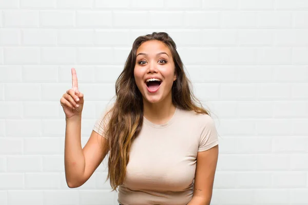 Sentimento Como Gênio Feliz Animado Depois Perceber Uma Ideia Alegremente — Fotografia de Stock