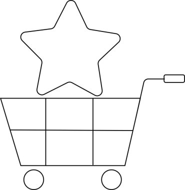 Tramvay simgesi ve siyah çizgileri olan beyaz arkaplan simgesi.