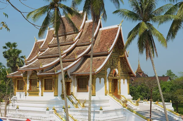 Буддийский Храм Пха Банг Музее Королевского Дворца Луангпрабанге Лаос — стоковое фото