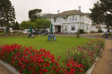 Nuwara Eliya, Sri Lanka - 22 Mayıs 2011: dış Nuwara Eliya, Sri Lanka'da bina bir sömürge mimarisi 