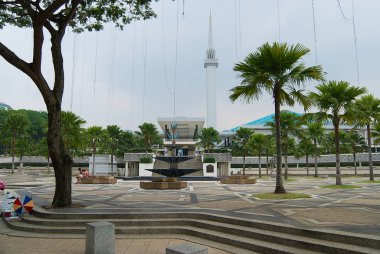 KUALA LUMPUR, MALAYSIA - AUGUST 07, 2008: Masjid Negara National Mosque in Kuala Lumpur, Malaysia.