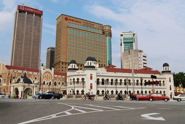 Kuala Lumpur Malaysia Agosto 2008 Vista Para Edifícios Modernos Históricos — Fotografia de Stock