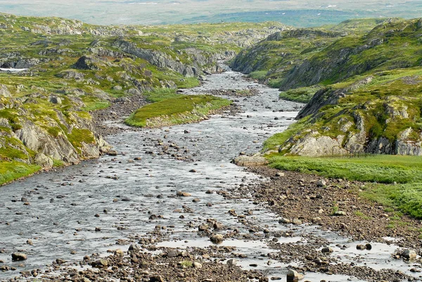 Herrliche Sommerlandschaft Des Hardangervidda Hochplateaus Und Nationalparks Norwegen — Stockfoto