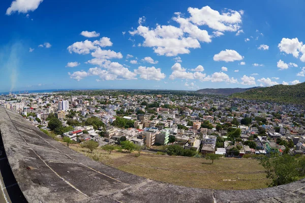 Port Louis Mauritius November 2012 Visa Till Staden Från Fort — Stockfoto