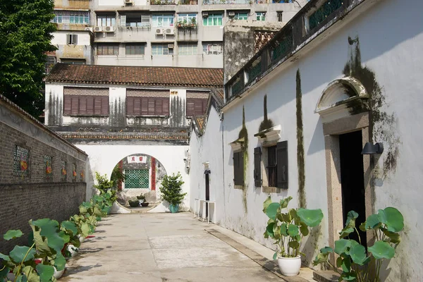 Macau Chine Septembre 2013 Extérieur Riche Maison Traditionnelle Historique Mandarine — Photo