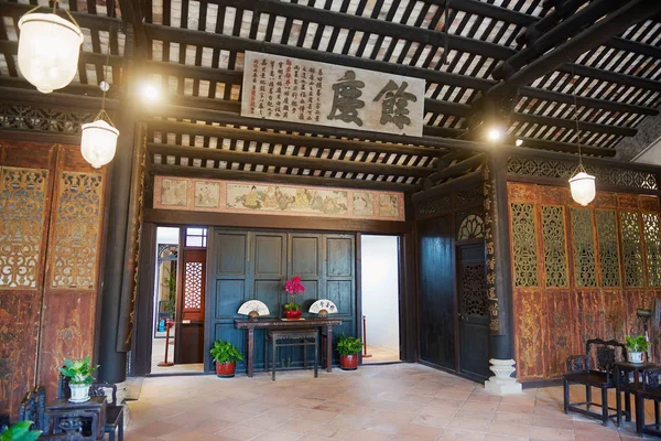 Macao Chine Septembre 2013 Intérieur Riche Maison Mandarine Traditionnelle Historique — Photo