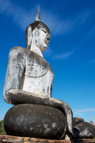 Buddha Szobor Wat Mahathat Sukhothai Történeti Parkban Sukhothai Thaiföld — Stock Fotó