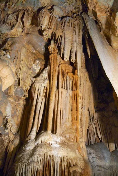 Grotta Calcarea Gosu Danyang Corea Del Sud Chiamato Palazzo Sotterraneo — Foto Stock