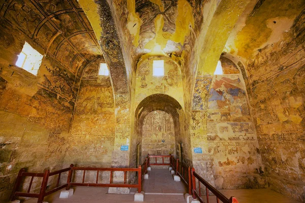 Zarqa Jordan August 2012 Interior Ancient Umayyad Desert Castle Qasr — Stock Photo, Image