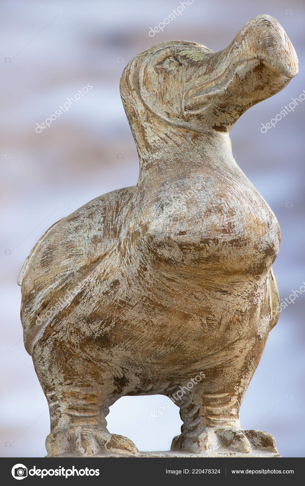Bois Oiseau Dodo Souvenir Typique île Maurice Dodo Est