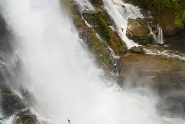 Wachiran Wasserfall Einem Dschungel Doi Inthanon Nationalpark Chiang Mai Thailand — Stockfoto