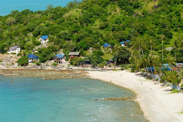 Koh Samui Tajlandia Lipca 2007 Widok Piaszczystej Plaży Wyspie Samui — Zdjęcie stockowe