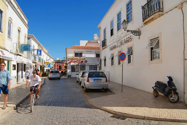 Lagos Portugal Juillet 2006 Vue Sur Rue Avec Des Bâtiments — Photo