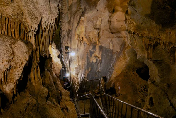 Danyang Corea Settembre 2008 Interno Della Grotta Calcarea Gosu Danyang — Foto Stock