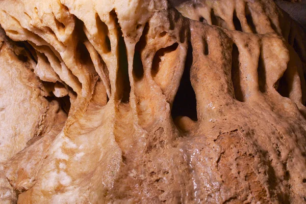 Superficie Una Stalagmite Nella Grotta Calcarea Gosu Danyang Corea Chiamato — Foto Stock