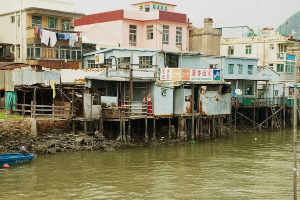 Hong Kong China September 2012 Tai Vissersdorp Met Paalwoningen Hong — Stockfoto