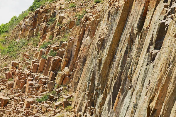 Hexagonal Columns Volcanic Origin Hong Kong Global Geopark Hong Kong — Stock Photo, Image